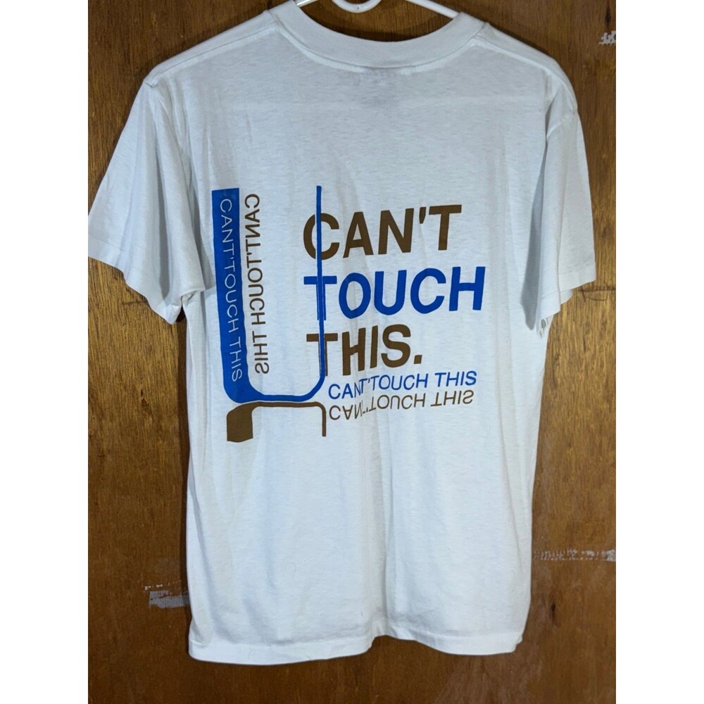 Vintage Can’t Touch This MC Hammer‎ Pop Rap Pocket Shirt Oneita Large L USA